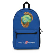 Classic Backpack, Nourishing Home, royal blue-Bags-Practice Empathy