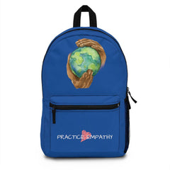 Classic Backpack, Nourishing Home, royal blue-Bags-Practice Empathy