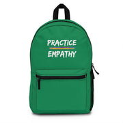 Classic Backpack, Rainbow Logo, forest green-Bags-Practice Empathy