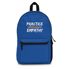 Classic Backpack, Rainbow Logo, royal blue-Bags-Practice Empathy
