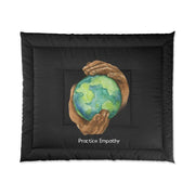 Comforter, Nourishing Home, black-Home Decor-Practice Empathy