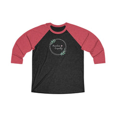 Tri-Blend 3/4 Raglan Tee, Olive Branch Logo