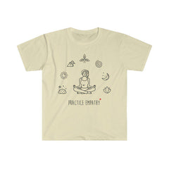 Women's Softstyle Graphic Tee, Mantras of the Mind-Practice Empathy