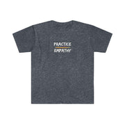Women's Softstyle Graphic Tee, Rainbow Logo-Practice Empathy
