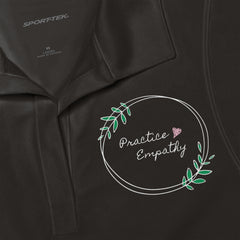 Women's Embroidered Polo Shirt, Olive Branch Logo
