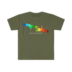 Women's Softstyle Graphic Tee, My Hand to Yours-Practice Empathy