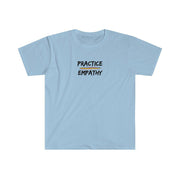 Women's Softstyle Graphic Tee, Rainbow Logo-Practice Empathy