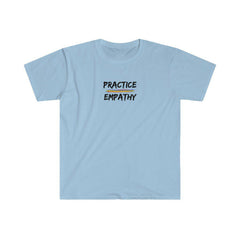 Women's Softstyle Graphic Tee, Rainbow Logo-Practice Empathy