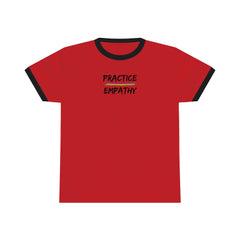 Ringer Tee, Rainbow Logo