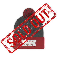 Embroidered Pom Pom Beanie, Brushes Logo-Hats-Practice Empathy