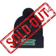 Embroidered Pom Pom Beanie, Brushes Logo-Hats-Practice Empathy