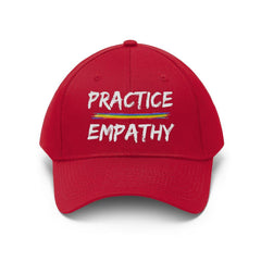 Embroidered Twill Hat, Rainbow Logo-Hats-Practice Empathy