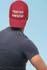 Embroidered Twill Hat, Rainbow Logo-Hats-Practice Empathy