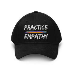 Embroidered Twill Hat, Rainbow Logo-Hats-Practice Empathy