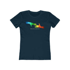 Women's The Boyfriend Tee, My Hand to Yours-Practice Empathy