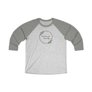 Tri-Blend 3/4 Raglan Tee, Olive Branch Logo