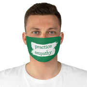 Fabric Face Mask, Brushes Logo, forest green-Accessories-Practice Empathy
