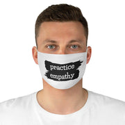 Fabric Face Mask, Brushes Logo, white-Accessories-Practice Empathy