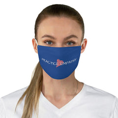 Fabric Face Mask, Classic Logo, royal blue-Accessories-Practice Empathy