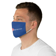 Fabric Face Mask, Classic Logo, royal blue-Accessories-Practice Empathy