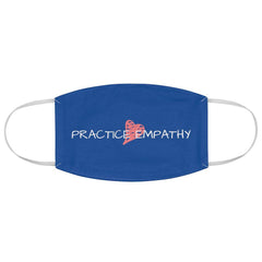 Fabric Face Mask, Classic Logo, royal blue-Accessories-Practice Empathy