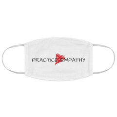 Fabric Face Mask, Classic Logo, white-Accessories-Practice Empathy