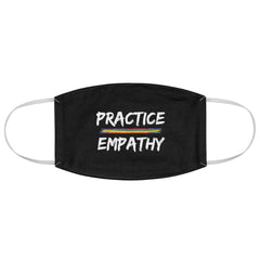 Fabric Face Mask, Rainbow Logo, black-Accessories-Practice Empathy