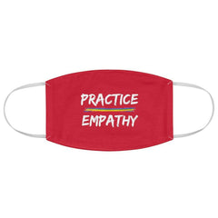 Fabric Face Mask, Rainbow Logo, dark red-Accessories-Practice Empathy