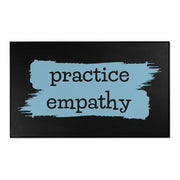 Floor Rug, Brushes Logo, black-Home Decor-Practice Empathy