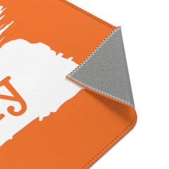 Floor Rug, Brushes Logo, dark orange-Home Decor-Practice Empathy