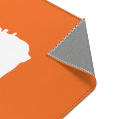 Floor Rug, Brushes Logo, dark orange-Home Decor-Practice Empathy