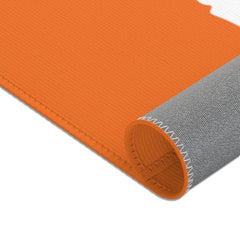 Floor Rug, Brushes Logo, dark orange-Home Decor-Practice Empathy