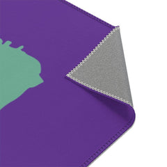 Floor Rug, Brushes Logo, dark purple-Home Decor-Practice Empathy