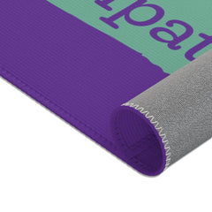 Floor Rug, Brushes Logo, dark purple-Home Decor-Practice Empathy
