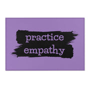 Floor Rug, Brushes Logo, light purple-Home Decor-Practice Empathy