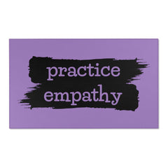 Floor Rug, Brushes Logo, light purple-Home Decor-Practice Empathy