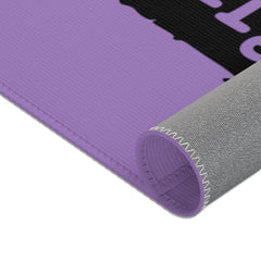 Floor Rug, Brushes Logo, light purple-Home Decor-Practice Empathy