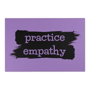 Floor Rug, Brushes Logo, light purple-Home Decor-Practice Empathy