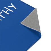 Floor Rug, Classic Logo, royal blue-Home Decor-Practice Empathy