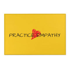 Floor Rug, Classic Logo, yellow-Home Decor-Practice Empathy