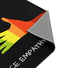 Floor Rug, My Hand to Yours, black-Home Decor-Practice Empathy