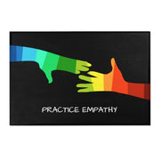 Floor Rug, My Hand to Yours, black-Home Decor-Practice Empathy