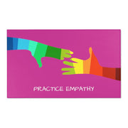 Floor Rug, My Hand to Yours, magenta-Home Decor-Practice Empathy