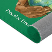 Floor Rug, Nourishing Home, forest green-Home Decor-Practice Empathy