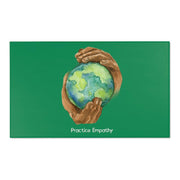 Floor Rug, Nourishing Home, forest green-Home Decor-Practice Empathy