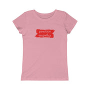 Girl's Princess Tee, Brushes Logo-Kids clothes-Practice Empathy