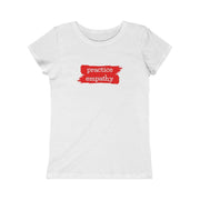 Girl's Princess Tee, Brushes Logo-Kids clothes-Practice Empathy