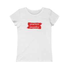 Girl's Princess Tee, Brushes Logo-Kids clothes-Practice Empathy