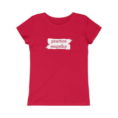 Girl's Princess Tee, Brushes Logo-Kids clothes-Practice Empathy