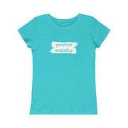 Girl's Princess Tee, Brushes Logo-Kids clothes-Practice Empathy